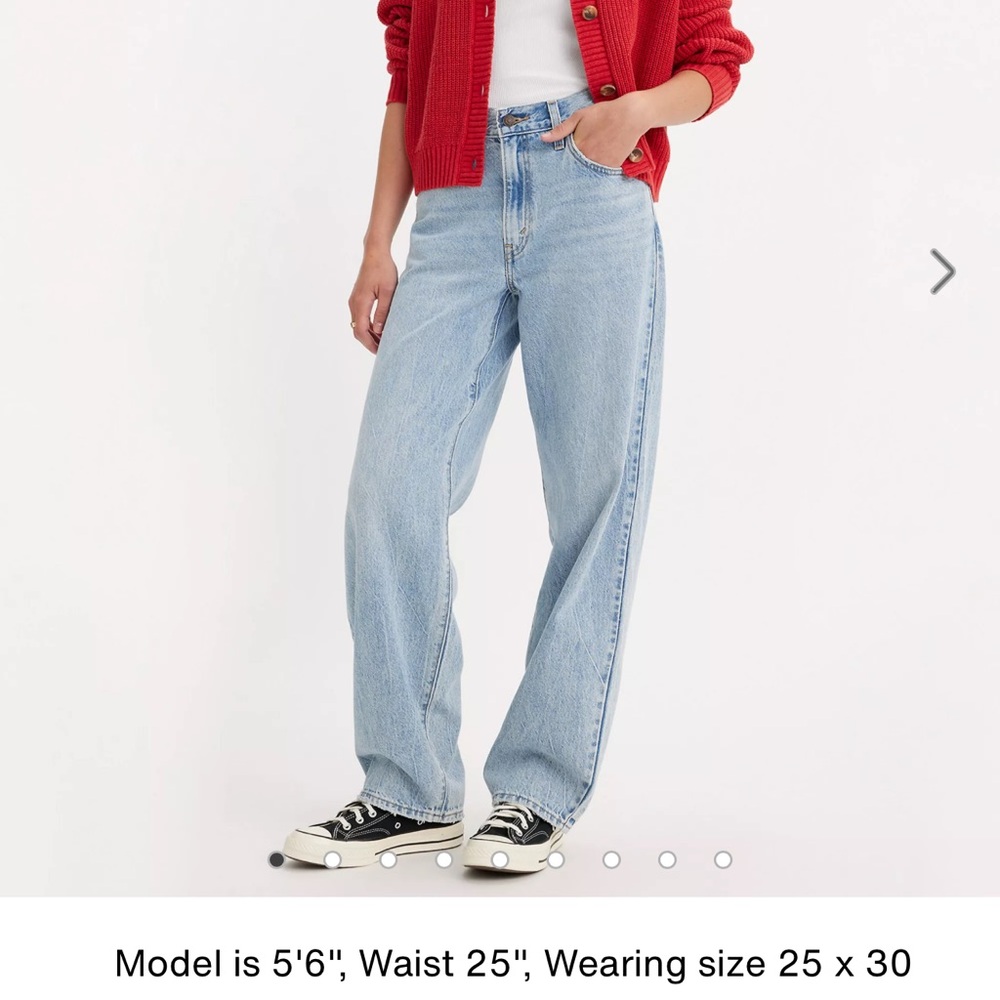 LEVIS BAGGY DAD WOMEN'S JEANS